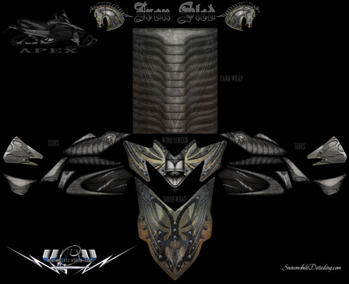 Iron Sled graphics yamaha apex